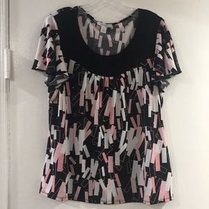 Dressbarn Short Sleeved Blouse